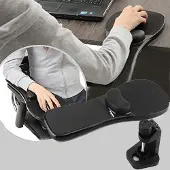 24hShop Käsinojan tukilevy tietokone hiirelle tuolikiinnikkeellä