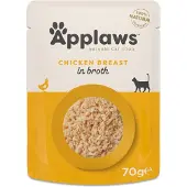 Applaws 48x70g Cat Natural Pouch kananrinta