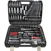 AWTOOLS Yhdistelmäavainsarja AW39216BL; 1/2''; 1/4''; 3/8''; 216 kpl.