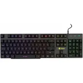 Inca IKG-446, Täysikokoinen (100 %), Langallinen, USB, Mekaaninen, RGB LED, Musta