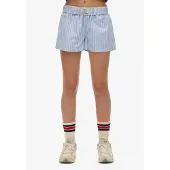Superdry for woman. W7110476A Shorts Stripe Elastic blue (L), Casual, Cotton