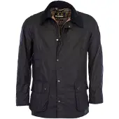 Barbour Ashby Wax Jacket - Navy - S