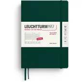 Adlibris Daily PLANNER 2027 A5 Hard Forest Green Leuchtturm1917