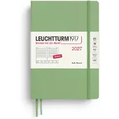 Adlibris Daily PLANNER 2027 A5 Hard Sage Leuchtturm1917