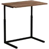 Norda Design Säädettävä Kannettavan Tietokoneen Seisomapöytä, Atlantic Pine, 60 Cm | 100 % Melamiinipinnoitettu, 18 Mm Paksu | Moderni Teollinen Muotoilu