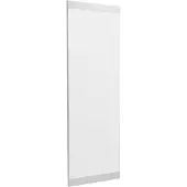 Norda Design Moderni Valkoinen Pierpeili, 40 X 120 Cm, 100 % Mdf, Seinäkiinnitettävä, Ekologinen Flotal-e-muotoilu