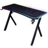 X Rocker XROCKER Gaming Schreibtisch LED App-Steuerung/140cm/schwarz