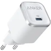Anker 45W Nano Charger, GaN-verkkovirtalaturi, USB-C, valkoinen