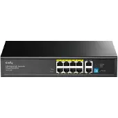 Cudy GS1010PE, Hallitsematon, Gigabit Ethernet (10/100/1000), Power over Ethernet -tuki, Seinäkiinnitteinen