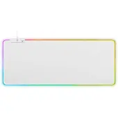 Deltaco Gaming WMP90 RGB Hiirimatto White Line