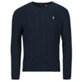 Ralph Lauren Cable-Knit Cotton Sweater - Navy - XS
