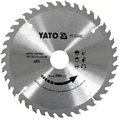 YATO Karbidi-sahalevy 190 x 30 mm, 40 hammasta