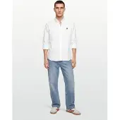 Ami Oxford Shirt Classic Fit - White - S