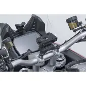 SW-Motech GPS-teline ohjaustangossa - Musta. Ducati Multistrada V4 (20-), V2 (24-).