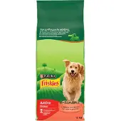 Friskies 12kg Adult Dog ctive nauta Purina koiran kuivaruoka