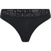 HUGO Mesh Logo Thong - Black - L