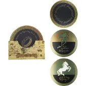 Noble Collection Lord Of The Rings: Coasters Set of 4 lasinaluset