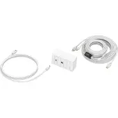 Vision TechConnect flush mount faceplate kit - 10m