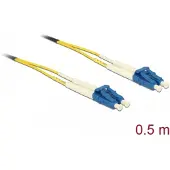 DeLOCK 86545, 0,5 m, OM4, LC, LC