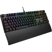 Asus ROG Strix Scope II X, Täysikokoinen (100 %), Langallinen, USB, Mekaaninen, RGB LED, Musta (90MP03XF-BKWA00)