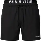 Calvin Klein Underwear Uimashortsit 'Intense Power' musta / valkoinen