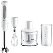 Braun MultiQuick 5 MQ 50236 M sauvasekoitin lisätarvikkeineen – 1000 W, valkoinen, käytetty-kunnostettu
