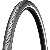 Michelin Protek Reflective Flank 700c X 28 Rigid Tyre Musta 700C x 28