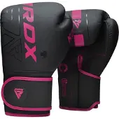 RDX Sports F6 Kara Keinonahkaiset Nyrkkeilyhanskat