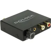 DeLOCK – Digital Audio Converter to Analogue HD with Headphone Amplifier, black (63972)