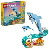LEGO Creator - Merieläimet: Kauniita delfiinejä 31385-542 Osaa - - OneSize - Palikat