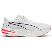 Puma Men's Deviate Pure Nitro White-ultra Red-silver 41