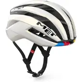 Met Trenta 3K Carbon Limited Edition Rainbow White Helmet, Size M (56-58 cm)