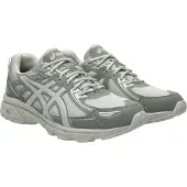 Asics unisex. 1203A438 GEL-Venture 6 gray sneakers (46), Flat, Laces, Casual, Sport, Grey, Mesh