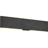 TRIO Lighting Led seinävalaisin Conchita, himmennettävä, Musta, Olohuone/ruokailutila, Metalli, Moderni