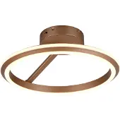 TRIO Amador LED kattovalaisin ø45cm kahvi 2300+3000+4000K
