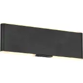 TRIO Lighting Led seinävalaisin Conchita, himmennettävä, Musta, Olohuone/ruokailutila, Metalli, Moderni