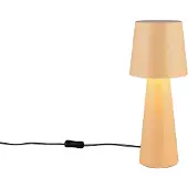 TRIO Lighting Pöytävalaisin Nubian, Kerma/meripihka, Olohuone/ruokailutila, Metalli, Moderni