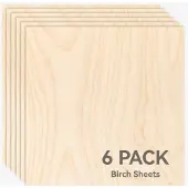 Bambu Lab 3mm Birch Plywood (6PCS)
