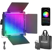 Neewer 660 PRO RGB LED VIDEO LIGHT WITH BARNDOO