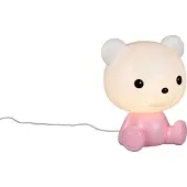 TRIO Cutie LED pöytävalaisin 0,3W 3000K 25cm vaaleanpunainen RGB