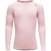Devold Breeze Merino Kerrastopaita Kid, Chalk Pink, 2 vuotta