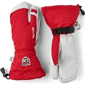 Hestra Army Leather Heli Ski 3-Finger Red Lasketteluhanskat 6