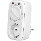 Logilink ET0012, Päivittäinen ajastin, Valkoinen, Rotaatio, IP20, 230 V, 50 Hz