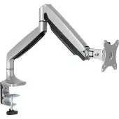 Logilink BP0042-monitorivarsi yhdelle näytölle 13-32", kaasujousella, 9 kg, hopea