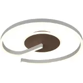 TRIO Calle LED kattovalaisin ø50cm kahvi 2300+3000+4000K