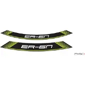 Puig Kawasaki Er-6f 2006-2016 Moottoripyörän Vanteen Tarrat 8 Yksiköt