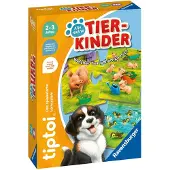 Ravensburger tiptoi Educational puzzle My animals and their babies on the farm for children from 2 years old 18 pieces 9 pairs (00108)