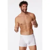 Schiesser Shorts, Dark Blue – 95/5 - White - XL