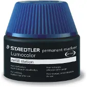 Staedtler Refill ink 4 pcs Lumocolor permanent Blue