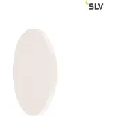 SLV Led seinävalaisin Plastra, Valkoinen/opaali, Olohuone/ruokailutila, Kipsi/savi, Moderni